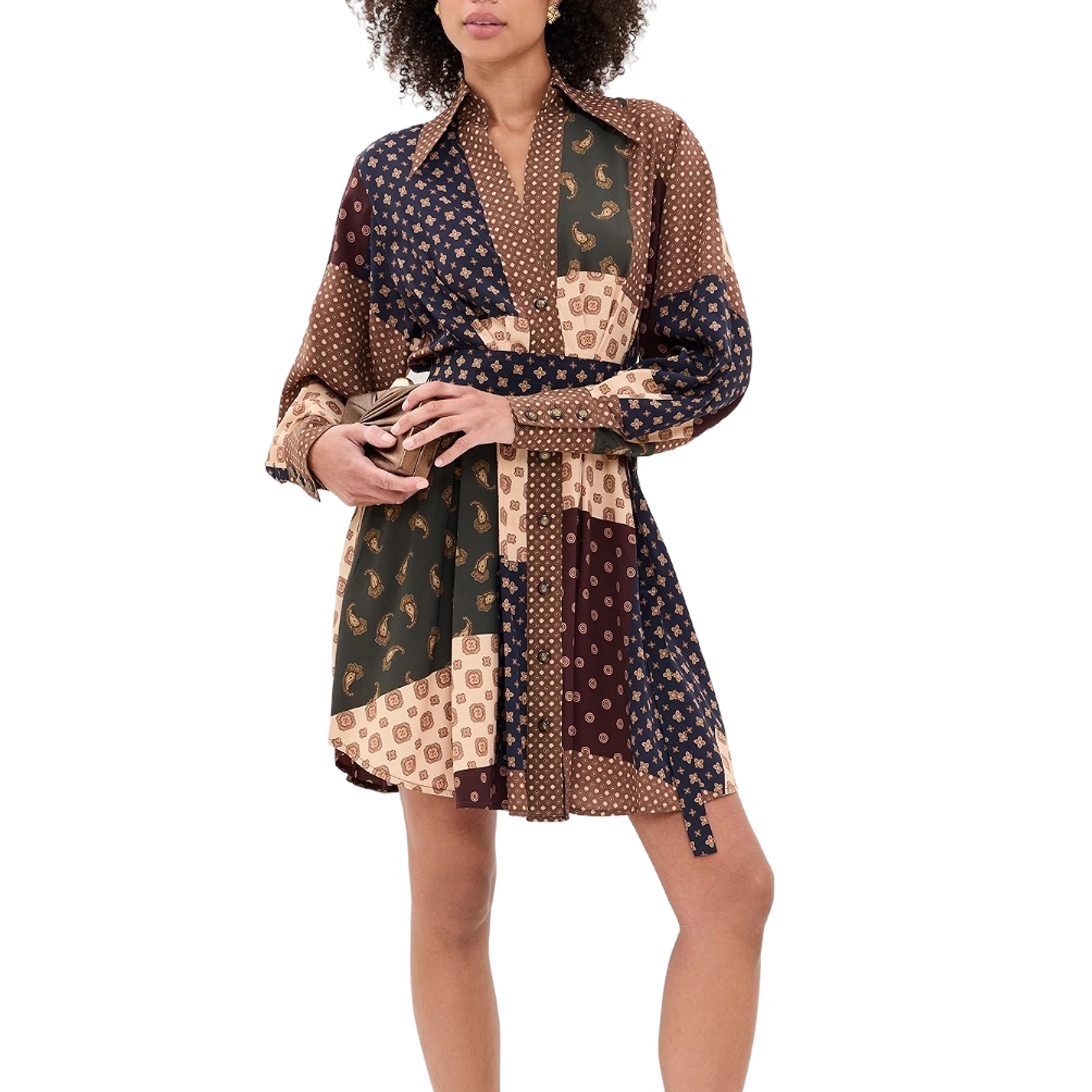 Tuck Mini Dress