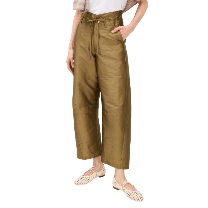 Taffeta Barrel Pants